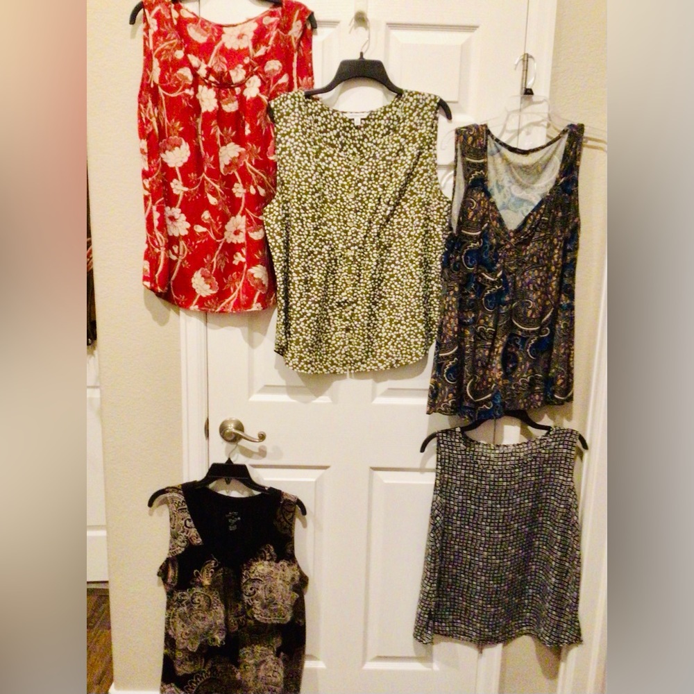 5-pc XL Asst. Summer Tank Tops